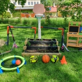 Zakoupení věcí na školní zahradu z darů rodičů