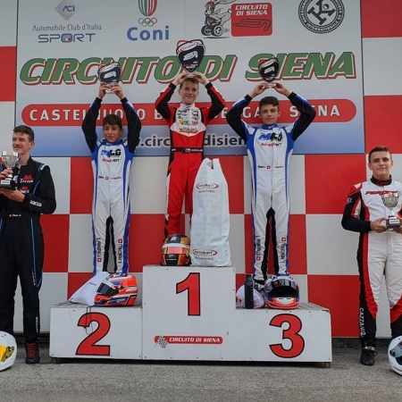 Adam Kowalski na italském šampionátu Easykart