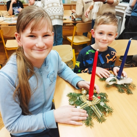 Vánoční dílna v 5. A