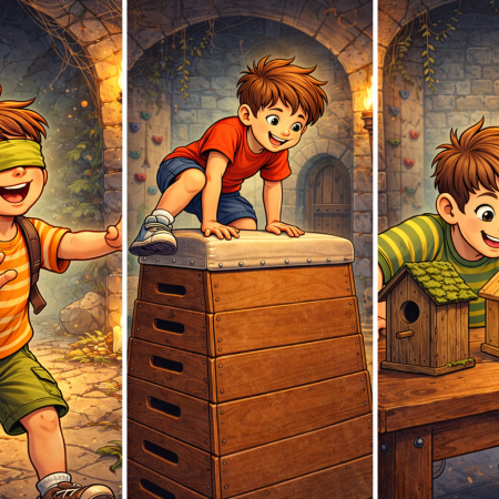 Dopoledne plné úkolů pro prvňáčky aneb Dobrodružství tří tajemných komnat