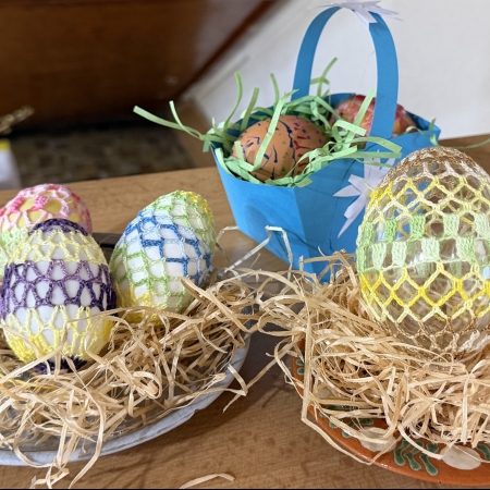 Školní velikonoční výstavka